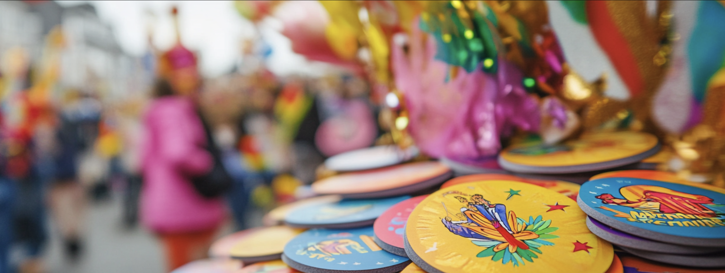 Bedruckte Bierdeckel: der Hingucker beim Karneval